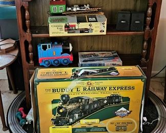 Buddy "L" Railroad Express Set, and other model RR accessories (items sold separately)