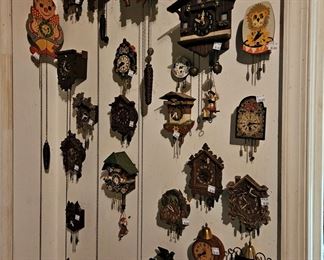 Cuckoo Clocks (items sold separately)