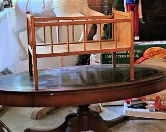 Just added, oval coffee table (items sold separately)