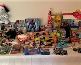 Just Added, selection of toys (items sold separately)
