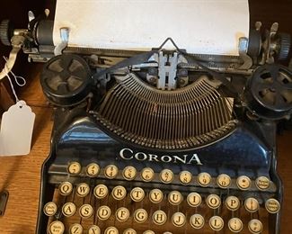 Corona manual typewriter (has its carrying case, as well)