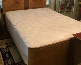 Art Deco bed - part of four piece bedroom set