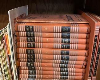 Childcraft set and other children's books
