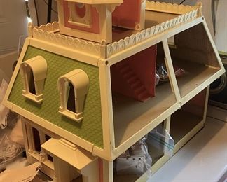 with furniture and dolls