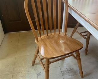 There are four of these chairs and a table to match!