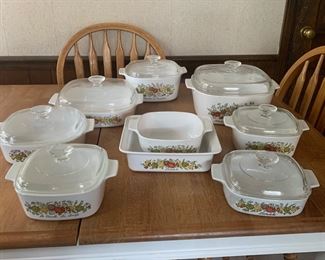More Corning Ware than the covered dish luncheon at St. Paul's Episcopal Church in Greensboro (every third Sunday).