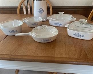 I used to grow bachelor's buttons when I was single. Now that I'm married I grow blue cornflowers.