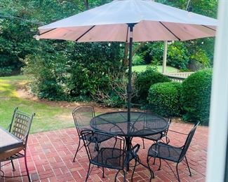 Metal patio furniture