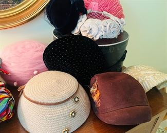 Sweet vintage ladies hats