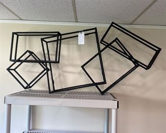 Super cool abstract metal wall sculpture