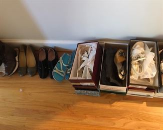 Lots of shoes, some are new. 