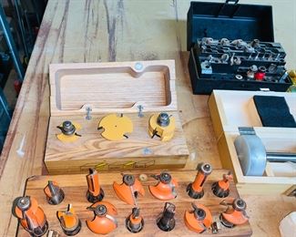 ROUTER BITS, MANY ARE BRAND NEW