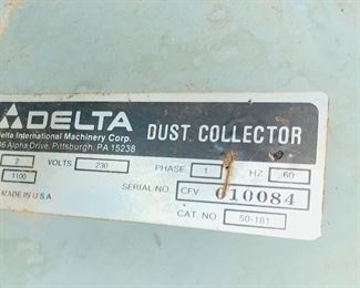 DELTA DUST COLLECTOR