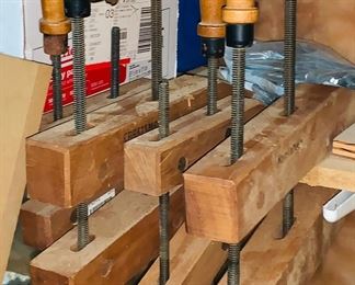 HEAVY DUTY OLD SCHOOL WOOD CLAMPS