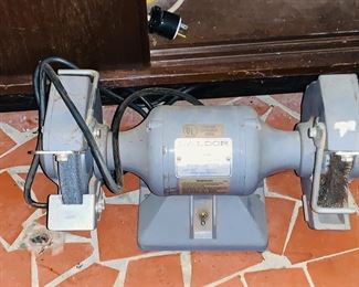 COMMERCIAL BALDOR 1/3 HP 3600 RPM 7" BENCH GRINDER AND BRUSH $300.00