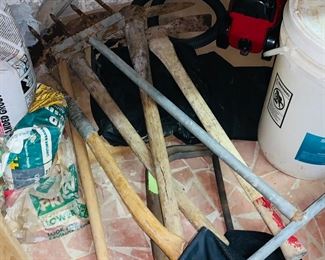 AXE, PICKS, HAMERS, RAKES