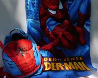 Spiderman Backpack & Beach Towel