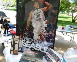 Kansas Basketball Collection incl. Michael Beasley Poster, KU Champions Book & More