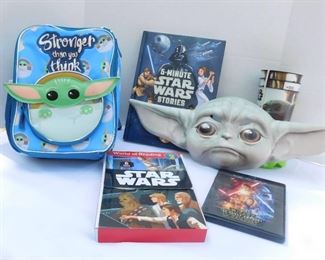 Star Wars Lunch bag, Books & Yoda Mask