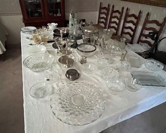 Glassware, silver &  smalls