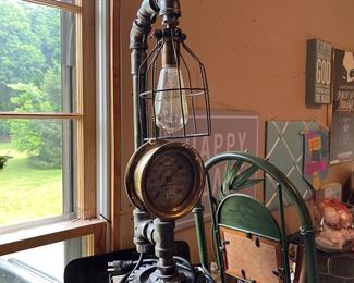 Very unique industrial lamp