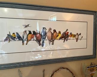 Beautiful bird print