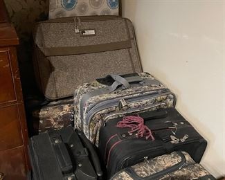 Several suitcases