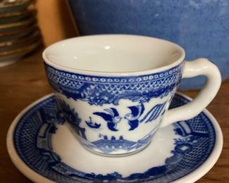  Blue Willow • Demitasse/Espresso • Cup & Saucer • $6 each set (six sets available)