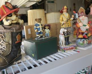 Fireman collectibles & ornaments