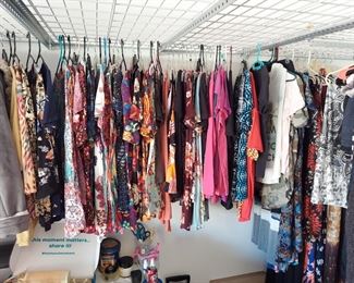 Clothes, mostly women's 