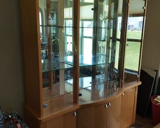 Italian lacquer China cabinet