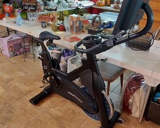 my fitness bike with monitor, like new!