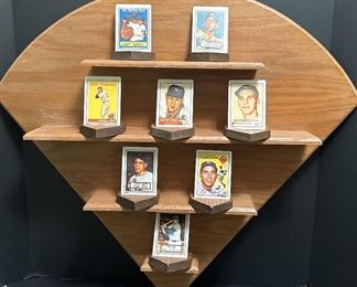 Porcelain baseball cards