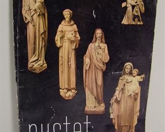 Lot 131   1957/58 Religious Supply catalog (Catholic) from Frederick Pustet Company, Inc., 224 pages, 9x12” h.  Cond:  Minor cover wear with a few scuffs.  Est. $30-60.