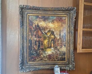 Signed J. Vos, oil on canvas