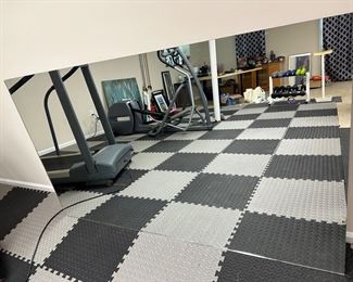 Large heavy mirror - great for home gym