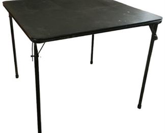 Black Folding Table