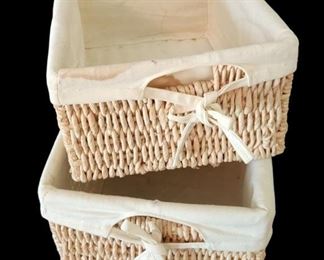 Baskets and Fabric Liners