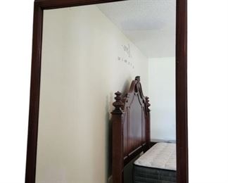 Dark Framed Wall Mirror