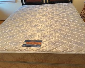 Queen Bed - mattress and box spring