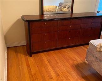 Century dresser with mirror