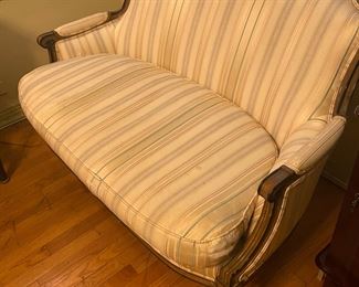 Victorian style love seat