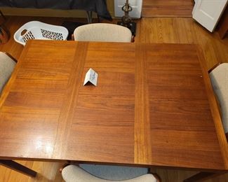 OD Mobler table with 4- chairs model Domus Danica teakwood Denmark 1960’s