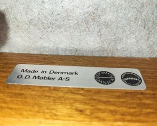 OD Mobler table with 4- chairs model Domus Danica teakwood Denmark 1960’s