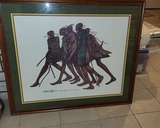 “Herdsticks and Sandles” artwork by Charles bibbs