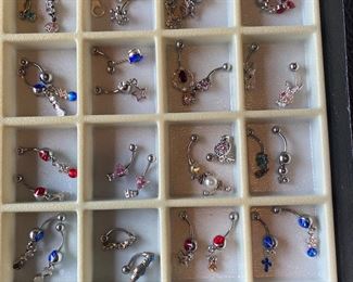 jewelry - curved barbells body piercings