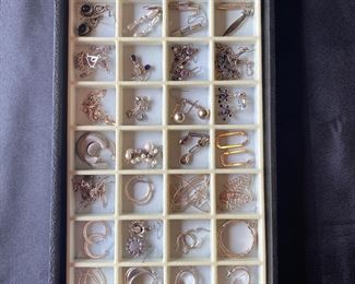 Jewlery - tons of earings - lots of sterling silver