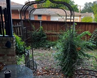 Ornate Garden Arch / www.contemporarycurrent.com / Whimsical In White Rock Lake