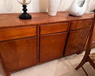 Conant & Ball Mid Century Modern Side Credenza / www.contemporarycurrent.com / Whimsical In White Rock Lake