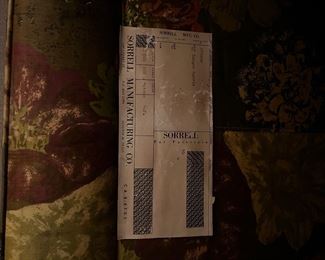 Vintage Sofa 
Whimsical In White Rock Lake www.ContemporaryCurrent.com